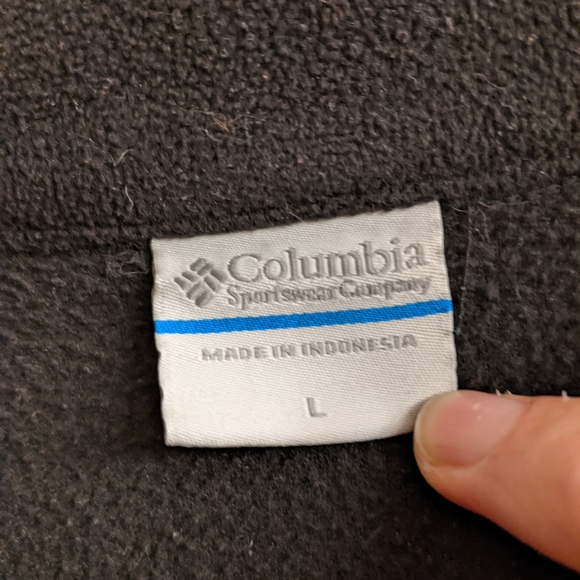 Women's large black Columbia fleece - Picture 2 of 2